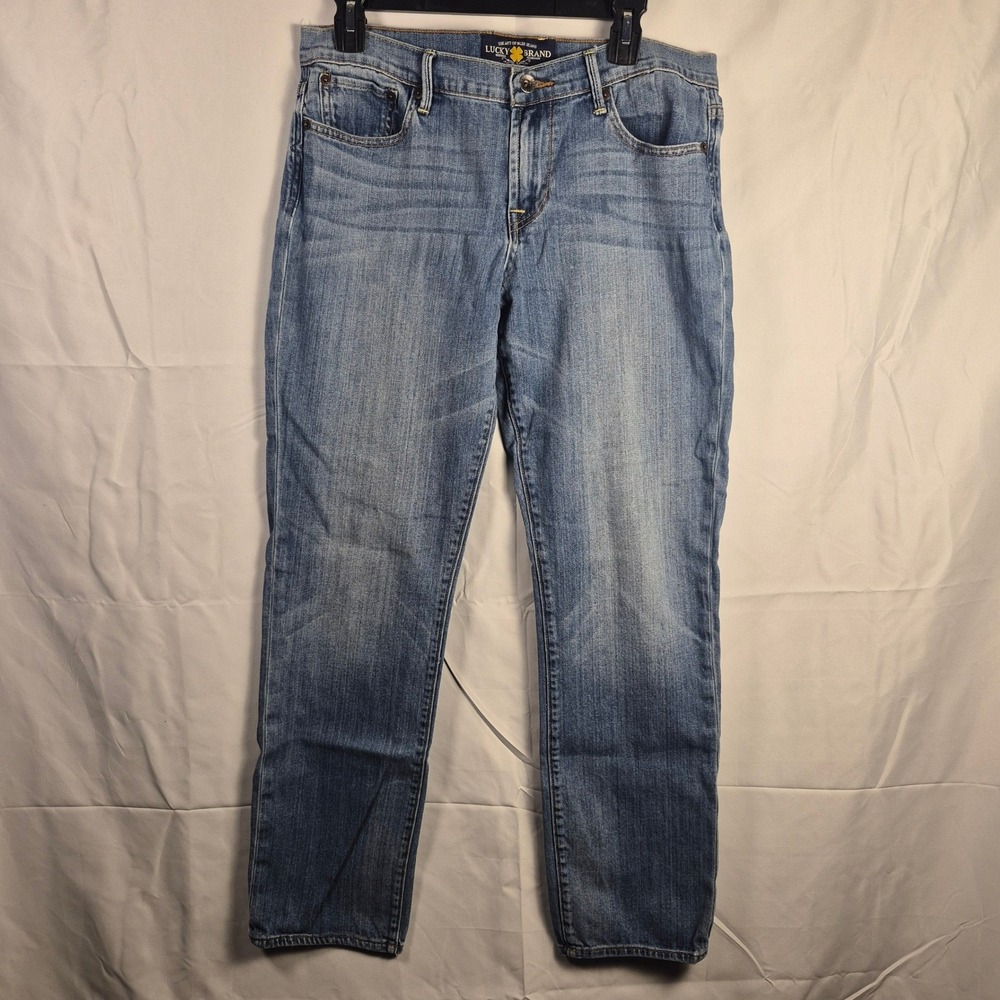 Lucky Brand Straight Leg Jeans Women Blue Medium Wash‎ Denim Size 10/30
